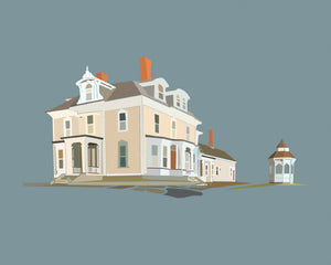 Custom house portrait 